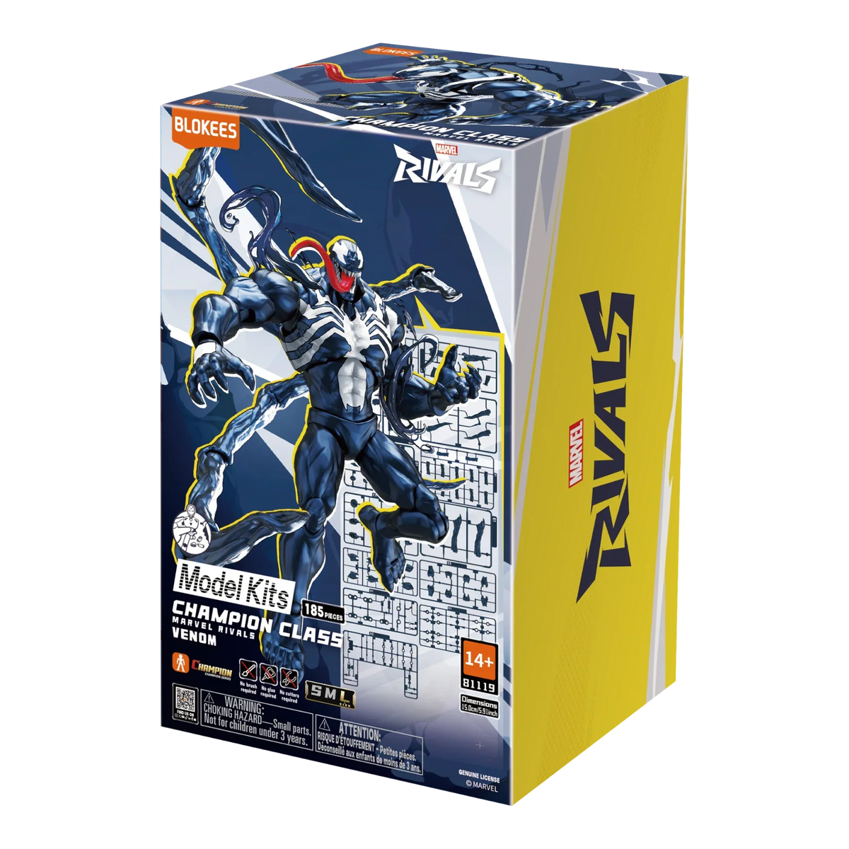 Blokees Marvel Rivals Venom Action Character - Model Kit