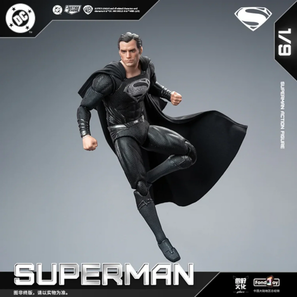 FondJoy Black Superman Action Figure