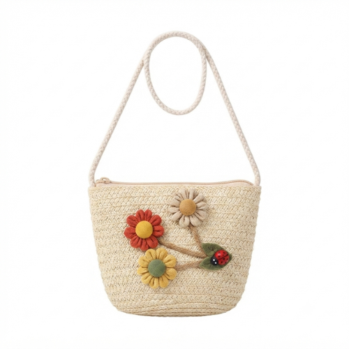 Small Kids Straw Crossbody – 5 Designs, 2–5 Yrs