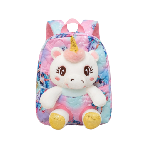 Kids Unicorn Plush Backpack – Printed, 3–6 Yrs